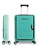 Umai Collapsible & Foldable Hardcase Carry-On Luggage Bags Suitcase for Travel Trolley Bag Tsa Lock Easy to Store - Green