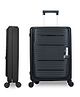 Umai Collapsible & Foldable Hardcase Carry-On Luggage Bags Suitcase for Travel Trolley Bag Tsa Lock Easy to Store - Black