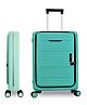 Umai Collapsible & Foldable Hardcase Carry-On Luggage Bags Suitcase for Travel Trolley Bag Tsa Lock Easy to Store - Sea Green