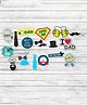Untumble Happy Father's Day Party Photo Booth Props Kit Multicolor - Pack of 20