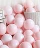Untumble Pastel Color Balloons For Birthday, Baby Shower Decoration Pink - Pack of 50