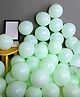 Untumble Pastel Color Balloons For Birthday Baby Shower Decoration Green - Pack of 50