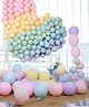 Untumble Pastel Color Balloons For Birthday Baby Shower Decoration Multicolor - Pack of 100