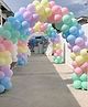 Untumble Pastel Color Balloons For Birthday Baby Shower Decoration Multicolor Pack of 514