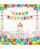 Untumble Fruit Theme Decoration Party Kit for House Birthday Parties - Pack of 24