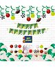Untumble Ball Theme Decoration Swirls & Cup Cake Toppers Kit for House Birthday Parties Pack of 58
