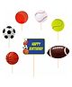 Untumble Ball Theme Decoration Posters Kit Multicolor - Pack of 5