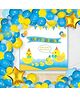 Untumble Duck Theme Birthday Decoration Backdrop Arch Kit - Pack of 64