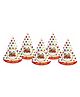 Untumble Train Theme Birthday Decoration Hats Multicolor Pack of 10