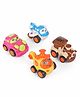 ToyMark Friction Cartoon Toy Set of 4 - Multicolor