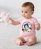 KNITROOT Half Sleeves Janmashtami Theme Onesie - Pink