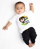 KNITROOT Independence Theme Half Sleeves Proud Indian Girl Printed Tee - White