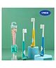 Puchku Dino Kids Toothbrush Extra Soft Bristles Ergonomically Designed Grip (Random Design Pack of 1)