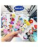 Puchku Small Unicorn Rainbow Mermaid Cartoon Ice Cream Hair Clip for Kids - Pack of 2 (random Design)