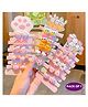 Puchku Puchku hair Pin for kids cute cartoon Rainbow Pack of 1 - Random Color & Design