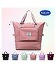 Puchku Folding Bag Waterproof Travel Duffle Bag Expandable Large Capacity Folding Lightweight Dry and Wet Separation Bag (Color May Vary)