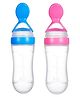 Ortis Squeezy Silicone Food Feeder Pack of 2 - (Colour May Vary)