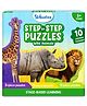 Skillmatics Step by Step Animal Jigsaw Puzzle Multicolor - 40 Piece
