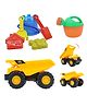BitFeex Combo Beach Set and Dumper Beach Play Set - Multicolour