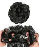 Priaansha Messy Bun Hair Piece Thick Scrunchy Updo - Black
