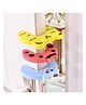 Ji And Ja Different Cartoon Animal Cushion 4 Pieces - Multicolour
