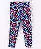 CrayonFlakes Hearts Printed Leggings -  Navy Blue
