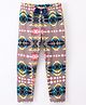 CrayonFlakes Seamles Jacquard Design Printed Leggings - Grey