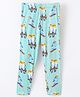 CrayonFlakes All Over Birds Printed Leggings - Green