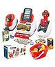Yamama 3 in 1 Electronic Toy Cash Register Toy with Light and Sound for Kids - Multicolour