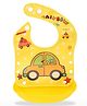 Bembika Baby Feeding Essential Baby Feeding Bib Silicone Tableware Car Print- Yellow