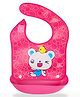 Bembika Baby Feeding Essential Baby Feeding Bib Silicone Tableware Cute Cartoon Print- Pink