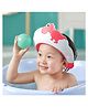 Bembika Baby Shower Cap For Washing Hair Soft Bathing Baby Shower Cap For Eye & Ear Protection  Dino Red