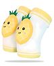 Bembika Baby Kneepad for Crawling - Cute Pineapple Yellow