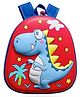 Bembika Kindergarten Cute Cartoon Kids School Bag Dino Red - 11.8 Inches