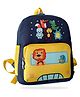 Bembika Kindergarten Cute Cartoon Kids School Bag Jungle Safari Yellow - 11.8 Inches