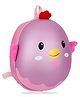 Bembika Kindergarten Cute Cartoon Kids 3D Eggshell Cute Bird  Purple - 11.8 Inches