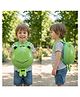 Bembika Kindergarten Cute Cartoon Kids School Bag for Boys and Girls - (Eggshell Cute Frog - 3D)