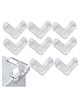 Bembika T Shaped Baby Safety Corner Protector Pack of 8 - White