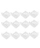 Bembika L Shaped Baby Safety Corner Protector Pack of 12 - White