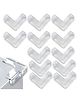 Bembika T Shaped Baby Safety Corner Protector Pack of 12 - White