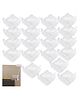 Bembika Baby Safety Corner Protector Edge & Corner Guards L-Shaped L Square 20 Pieces - White