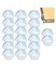 Bembika Baby Safety Corner Protector Edge & Corner Guards Round Shaped 20 Pieces Round - White