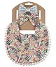 Bembika Baby Feeding Essential Baby Feeding Bib And Bow Floral-Green