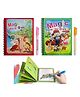 ADKD Drawing Magic Water Coloring Reusable Book Pack of 2 (Random Design)