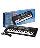 ADKD 37 Keys Piano Keyboard for Beginners Musical Toy with Microphone - Black