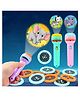 Akn Toys Mini Projector 3 Slids 24 Patterns Flashlight Torch Kids Projection Light Toy Education Learning Night Light Before Going to Bed Best Gift for Kids Sleeping Story Toys for Toddlers ( Color May Vary)