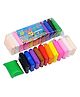 REZNOR Ultra Light Clay Safe & NonToxic Bounce Clay 12 in Different Color Fluffy Foam Clay With Tools - Multicolour