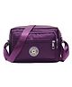 MOMISY Girls Mobile Messenger Bag Nylon Shoulder Cross Body Long Strap -Purple