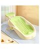 Baby Bather with Soft Rubber Bath Rack With Stand - Green
