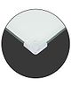 Safe-O-Kid Convex Corner Caps Pack of 1 - Transparent